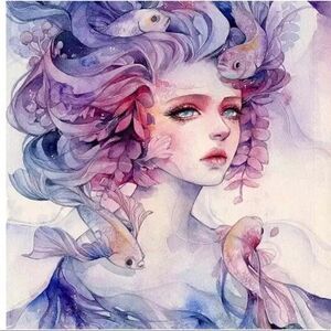 DIAMOND PAINTING Young Woman!!